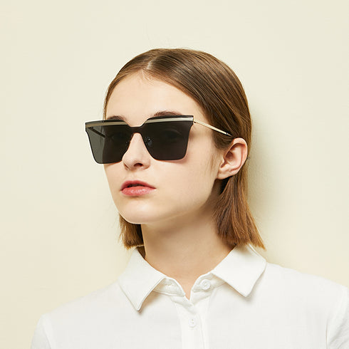 Angular Metal Women and Men Sunglasses Seville